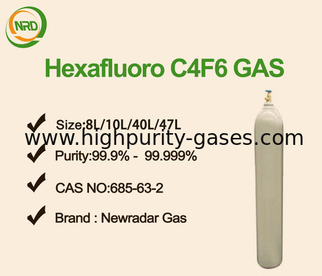 Electric Gas C4F6 Purity 99.95% Etching Gas For Semiconductor Processing