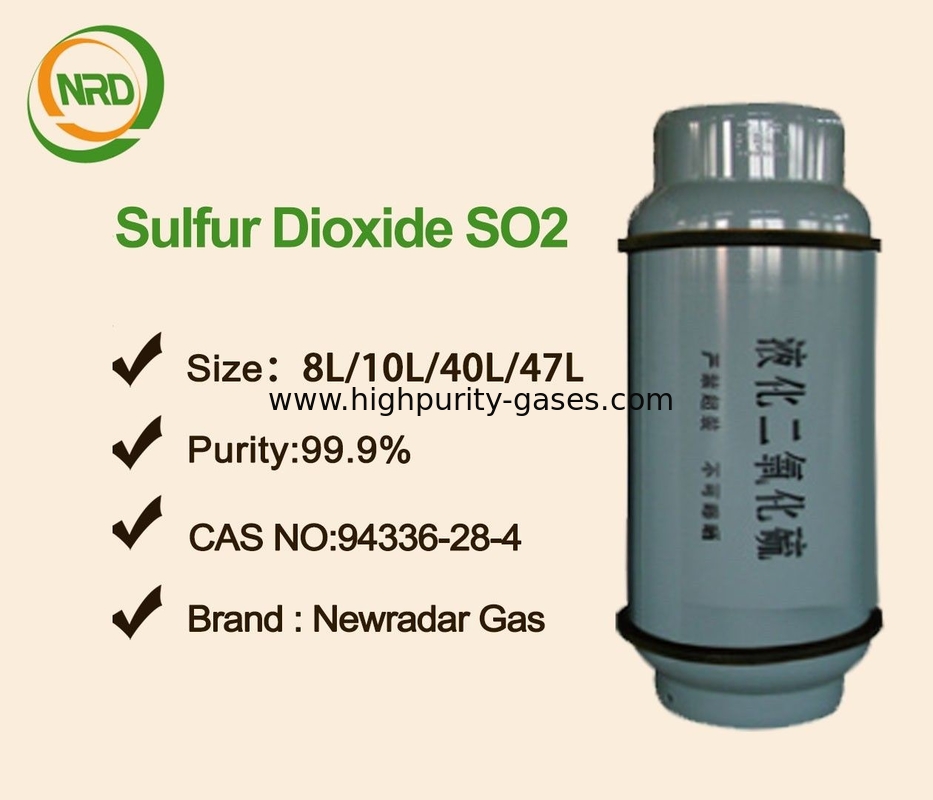 800 L Refillable Gas Cylinders For Sulfur Dioxide