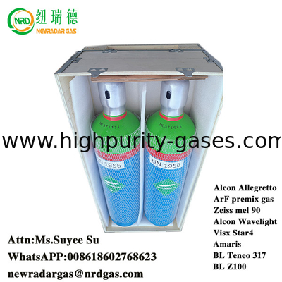 ARF GAS gaz de prémélange pour Bausch Lomb Technolaz 217 Z100 gaz d'eximer SUYEE